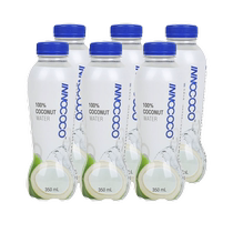 INNOCOCO泰国进口100%纯天然椰子水350ml*6瓶NFC补水电解质饮料