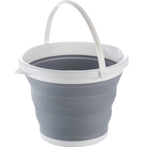 Folding bucket outdoor fishing bucket car travel car wash bucket household portable thickened plastic portable