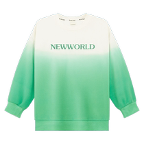 Zuoxi Childrens Clothing Boys Sweaters Autumn Childrens Tops Spring and Autumn 2024 New Boys Long Sleeve Gradient Western Fashion