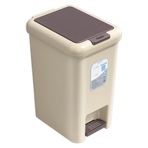 Han Dynasty Lius kitchen trash can household large-capacity bathroom toilet living room with cover bedroom commercial foot-operated