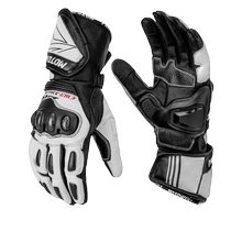 Modo Wolf motorcycle gloves four-season imitation racing motorcycle riding equipment anti-fall and windproof carbon fiber protective shell with touch screen