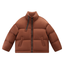 Zuoxi childrens clothing boys down jacket winter 2024 new childrens white duck down warm mountain style bread jacket winter clothing trend