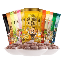Bafeng honey butter flavored nuts 13 flavors almonds 430g Korean imported snacks childrens snacks