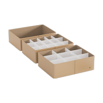 (New Product Flash Sale) Benxinben Underwear Socks Storage Box Leather Household Underwear Organizing Box