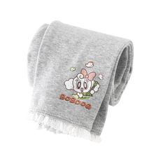 Babudou girls pants spring and autumn baby spring clothes new childrens baby pure cotton trousers childrens leggings worn outside