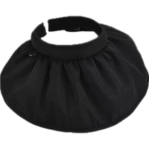 Shell hat vinyl anti-UV sun hat womens summer large brim sun hat headband empty top sun hat for travel