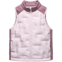 (mini parent-child) Mini Balabala Contrast Color Soft Down Jacket for Boys and Girls Baby Warm Down Vest
