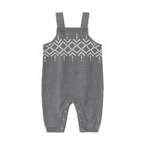 babylove baby overalls autumn and winter woolen pants baby trousers knitted warm outing fair island