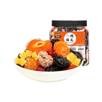() Bean Bear Preserved Fruit One Bucket Ume See 500g Canned Mixed Dried Fruit Combination Sweet and Sour Snacks Plum
