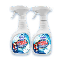 Huaxianzi Toilet Cleaning Bubble Toilet Cleaning Spirit Hand-free Brush 500g*2 Powerful descaling and deodorizing to remove odor and leave fragrance