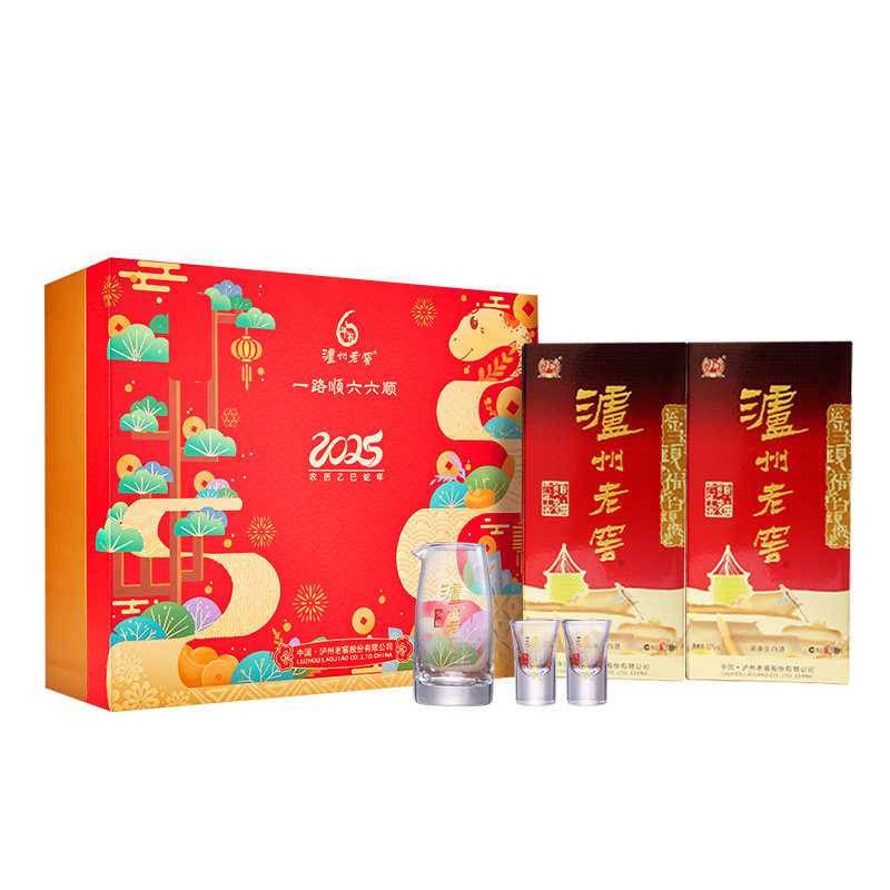 【年货甄选】泸州老窖六年窖头曲52度500ml*2瓶浓香型白酒，送礼自饮必备吗？