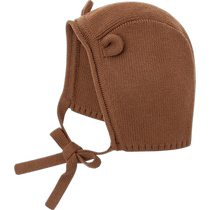 Mini bala bala hat autumn new cute ear protection hat for boys and girls baby warm fashionable retro knitted