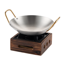 onlycook stainless steel dry pot pot alcohol stove small hot pot household commercial cassette stove special dry boiler