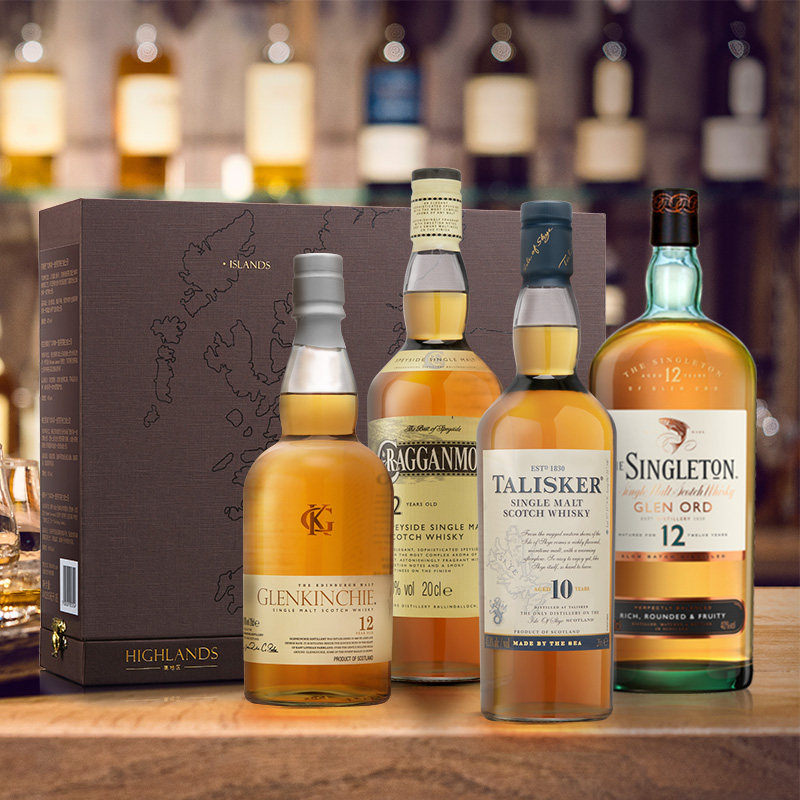 DIAGEO 帝亚吉欧 单一麦芽苏格兰威士忌礼盒装 200ml*4瓶 聚划算双重优惠折后¥435包邮 返¥2猫超卡 88VIP会员还可95折 DIAGEO 帝亚吉欧 单一麦芽苏格兰威士忌礼盒装 200ml*4瓶 聚划算双重优惠折后¥435包邮 返¥2猫超卡 88VIP会员还可95折