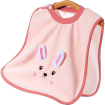 Rashalia childrens washcloth bib baby brushing teeth non-wet clothing waterproof boys bib bib mouthwash towel female