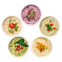 Shenyutang low-fat vegetable noodles 100g*5 bags of environmentally friendly paper bag packaging grain vegetable noodles