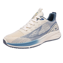 Pull back mens shoes new breathable flying mesh running shoes versatile mens lightweight sports and leisure shoes