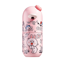 Xiao Wei LINE JOINT GRAFFITI Nicole Rabbit Brown Children Intelligent Automatic Induction Hand Sanitizer Auto Out Of Bubble