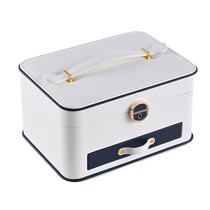 Xingyou jewelry box new high-end exquisite necklace earrings hair accessories hairpin gold jewelry large capacity storage box