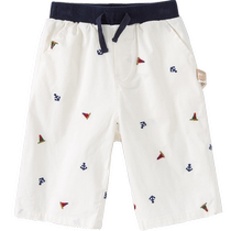 () David Bella Boys Thin Cropped Pants 2024 Summer New Style Childrens Pants Boys Baby Childrens Clothing