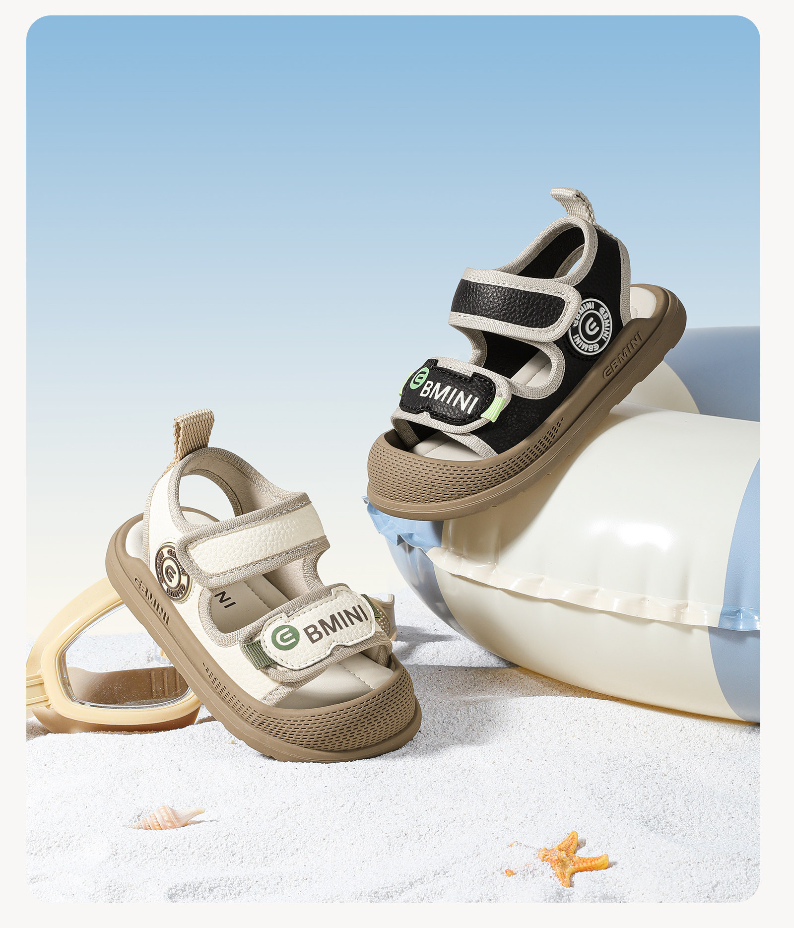 Yingbeimini Baby Sandals for Boys, Summer Toddler Shoes, Infant Walking Shoes with Soft Soles, Breathable Children's Shoes — 5