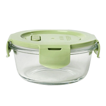 Chuangde heat-resistant glass crisper microwave office worker lunch box tableware cover 3 compartments 1020 yuan 650 plus pack