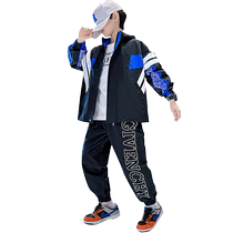 kmi boy spring dress suit boy submachine clothes children handsome chic great boy sports clothes fall two sets damp