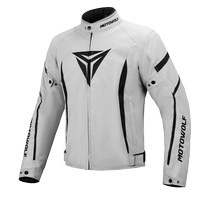 Modo Wolf Mens Autumn and Winter Motorcycle Riding Suit Anti-fall CE Grade Protective Gear Waterproof Warm Windproof Racing Suit