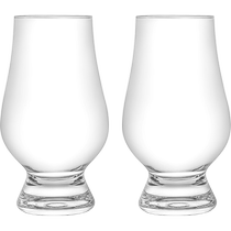 Cliton single malt whiskey glass crystal glass foreign wine glass household thickened spirit glass 2 pack