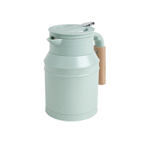 Japanese mosh retro simple milk jug thermos kettle macaron color rotatable home desktop large capacity kettle