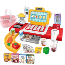 Childrens supermarket cash register play house toy girl birthday gift 3 years old 6 baby educational toy kitchen simulation