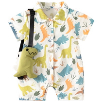 Banxidi baby clothes summer thin baggy clothes newborn baby boy jumpsuit super cute summer clothes