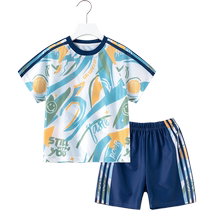 男童篮球服夏季套装2024新款儿童短袖运动服速干衣宝宝夏装