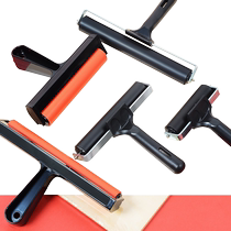 Printmaking roller oil-resistant rubber roller small size 3 inches 4 inches 6 inches 8 inches ink roller beginner paint painting material tools
