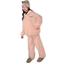 Yuyingfang Girls Autumn and Winter Suit 2024 Girls Big Girls Plus Velvet Thickened Childrens Winter Warm Casual Two-piece Set