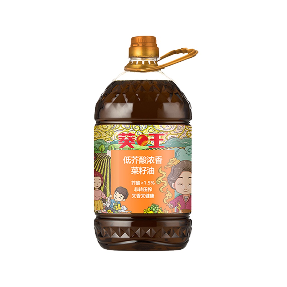 葵王 低芥酸浓香菜籽油 5L 聚划算双重优惠折后¥60包邮 葵王 低芥酸浓香菜籽油 5L 聚划算双重优惠折后¥60包邮
