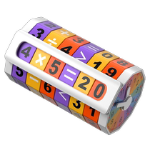 Maobele Magic Cube Childrens Educational Toy Mathematics Early Education Enlightenment Addition Subtraction Multiplication and Division Operations Creative Teaching Aids