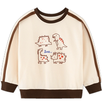 Piggy Banner Childrens Clothing 2024 Autumn New Childrens Sweaters Boys Pullover Tops Baby Toddler Trendy