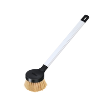 Japanese sisal pot brush artifact kitchen pot brush household coconut palm non-stick oil non-stick pot long-handled pot brush