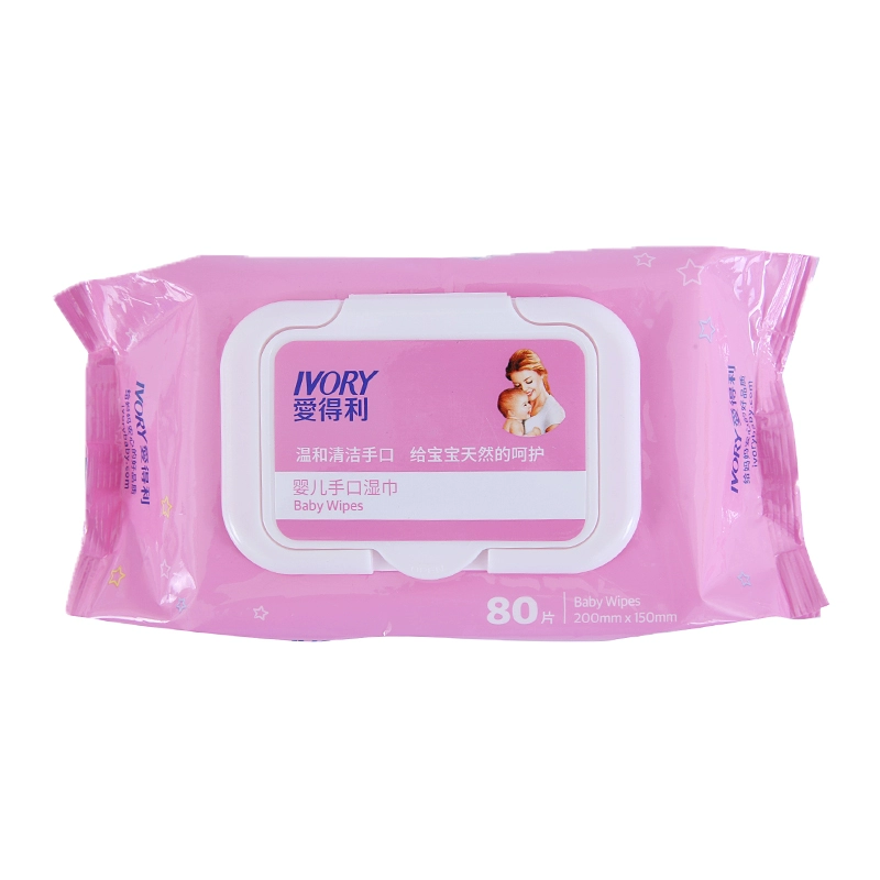 Aideli Baby Hand & Mouth Wipes RT-8098 Gói 80 ​​miếng - Khăn ướt