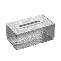 Youqin glacier pattern punch-free tissue box wall-mounted tissue box household bathroom facial tissue tissue box