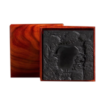 Liupintang Original Stone Inkstone Anhui Sheyan Study Four Treasures Supplies Brush Calligraphy Special Grinding Pen Inkstone Inkstone Tray