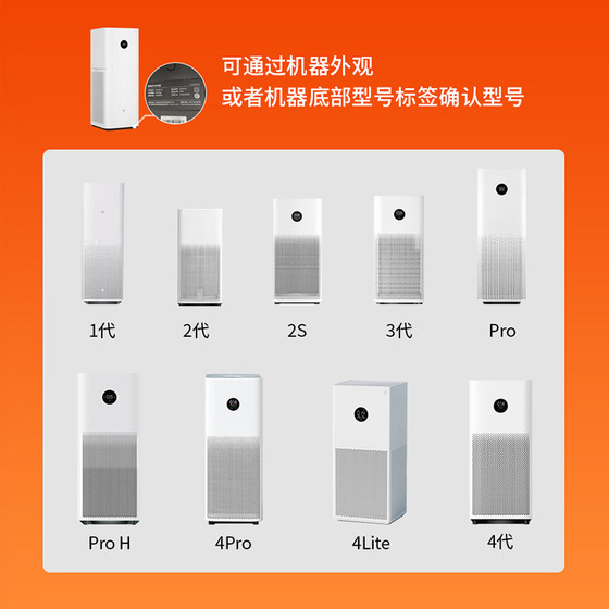 Xiaomi 공기 청정기 4Pro 필터 요소에 적응 2S1235 생성 Proh Aldehyde 제거 및 안개 제거 최대 필터 4lite