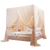 Catman floor-standing mosquito net for home use 2024 new high-end bedroom 1.8 meters bed bracket rod thickened and thickened pattern