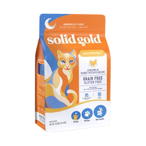 Solid Gold New upgrade] High protein gold fresh chicken cat food 12 pounds 5 44kg