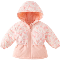 David Bella childrens white duck down jacket winter new style girls coats and baby tops