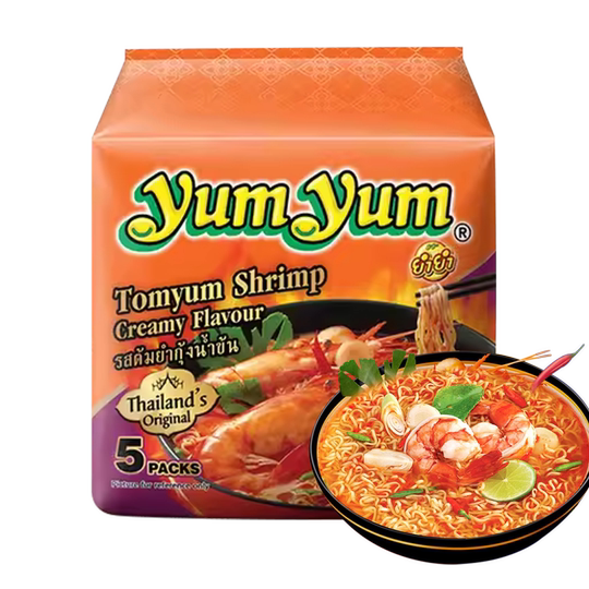 Yangyang imported hot and sour shrimp flavor instant noodles Tom Yum Noodles