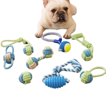 Pooch Grindle Antidote Rope Knot Toy Dog Bite Rope Suit Gold Mau Teddy Beaume Puppies Full Dog Pet Ball