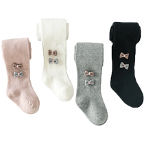Childrens pantyhose baby pantyhose baby bottoming socks girls socks princess girls dance autumn and winter white spring and autumn