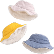 ()Mark Jenny 2023 winter clothing boys and girls plus velvet large brim fisherman hat childrens hat